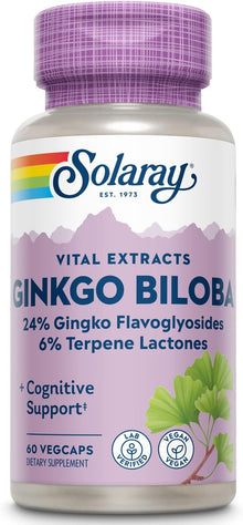 Solaray Ginkgo Biloba 60 mg | FamiliaBoost