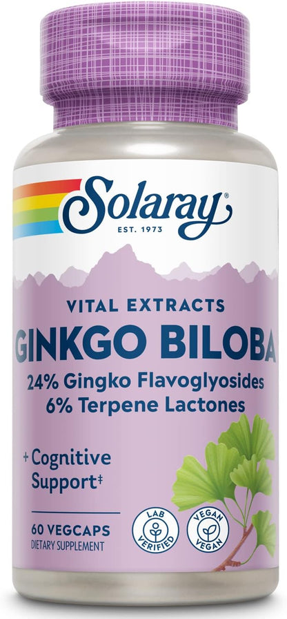 Solaray Ginkgo Biloba 60 mg | FamiliaBoost