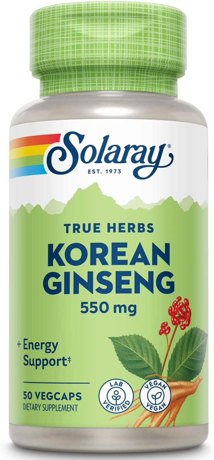 Solaray Ginseng Korean 550 mg | FamiliaBoost