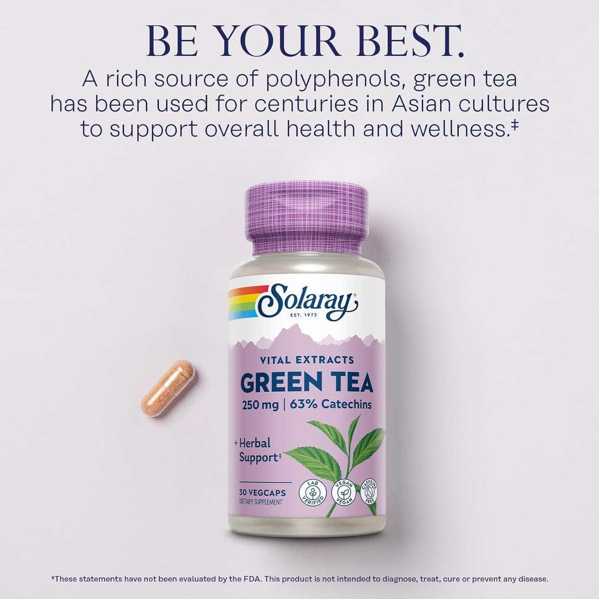 Solaray Green Tea Extract 250 mg | FamiliaBoost