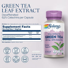Solaray Green Tea Extract 250 mg | FamiliaBoost