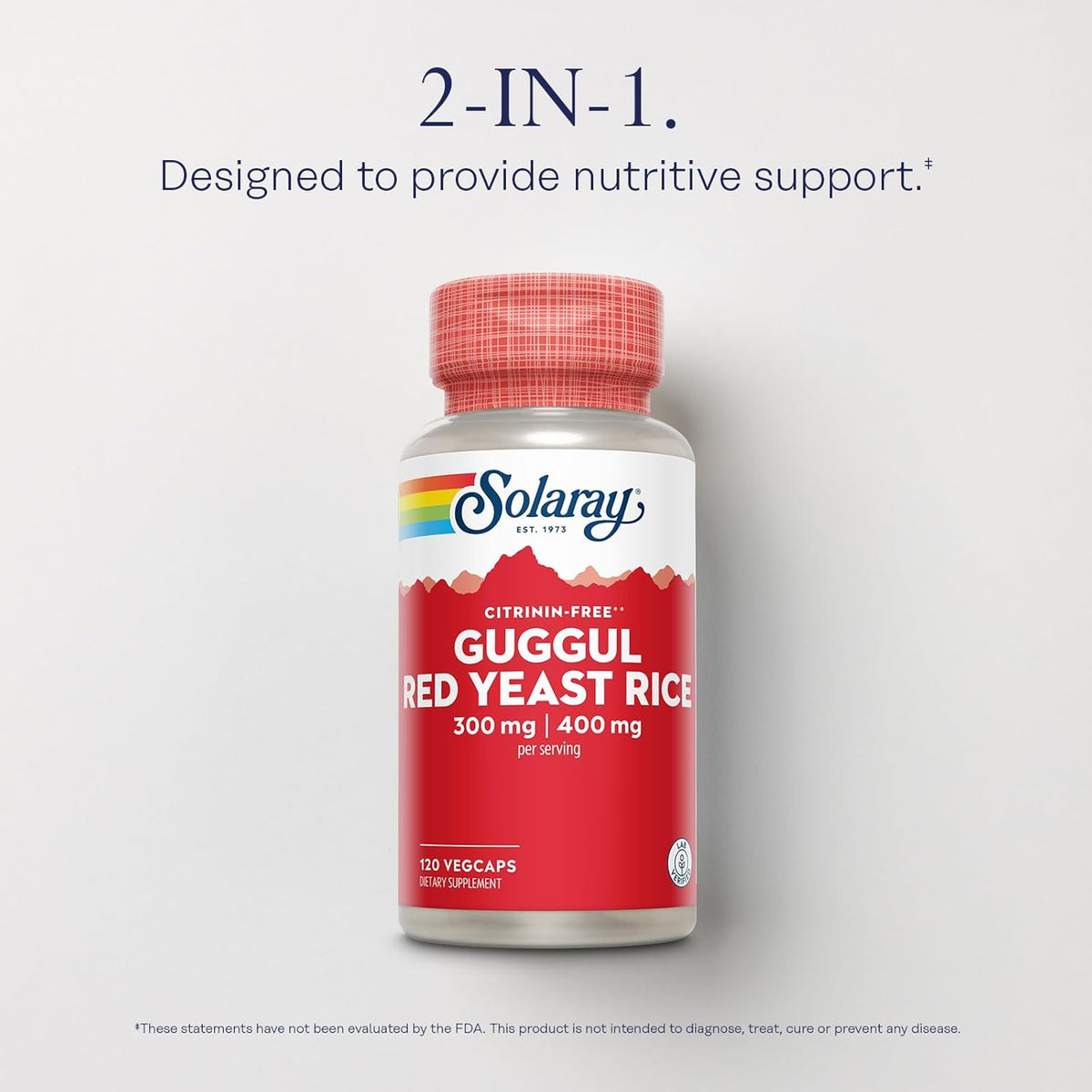 Solaray Guggul Gum Extract & Red Yeast Rice | FamiliaBoost