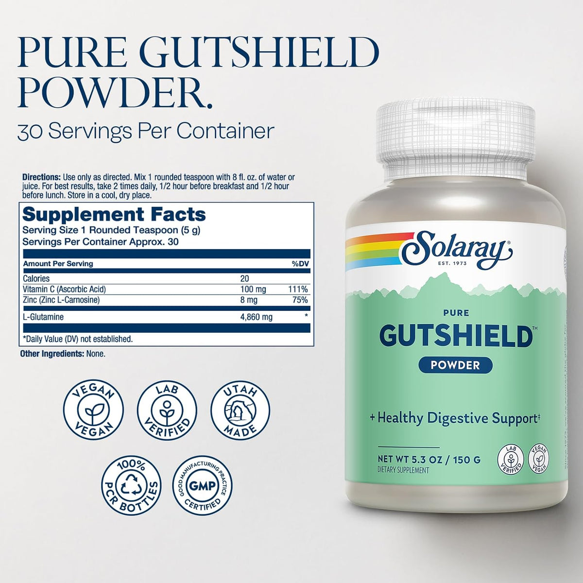Solaray GutShield Powder | FamiliaBoost