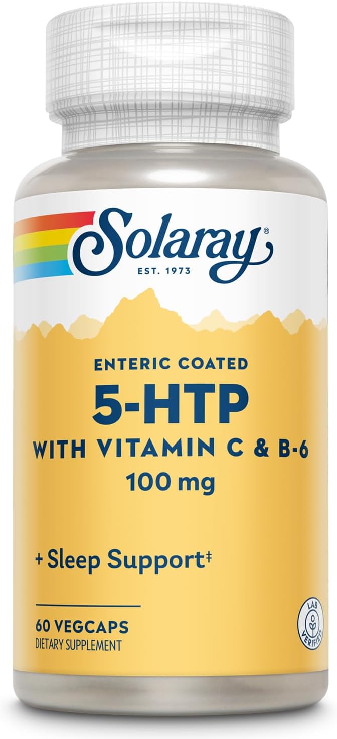 Solaray L-5-HTP 100 mg & Vitamin B6 & Vitamin C | FamiliaBoost
