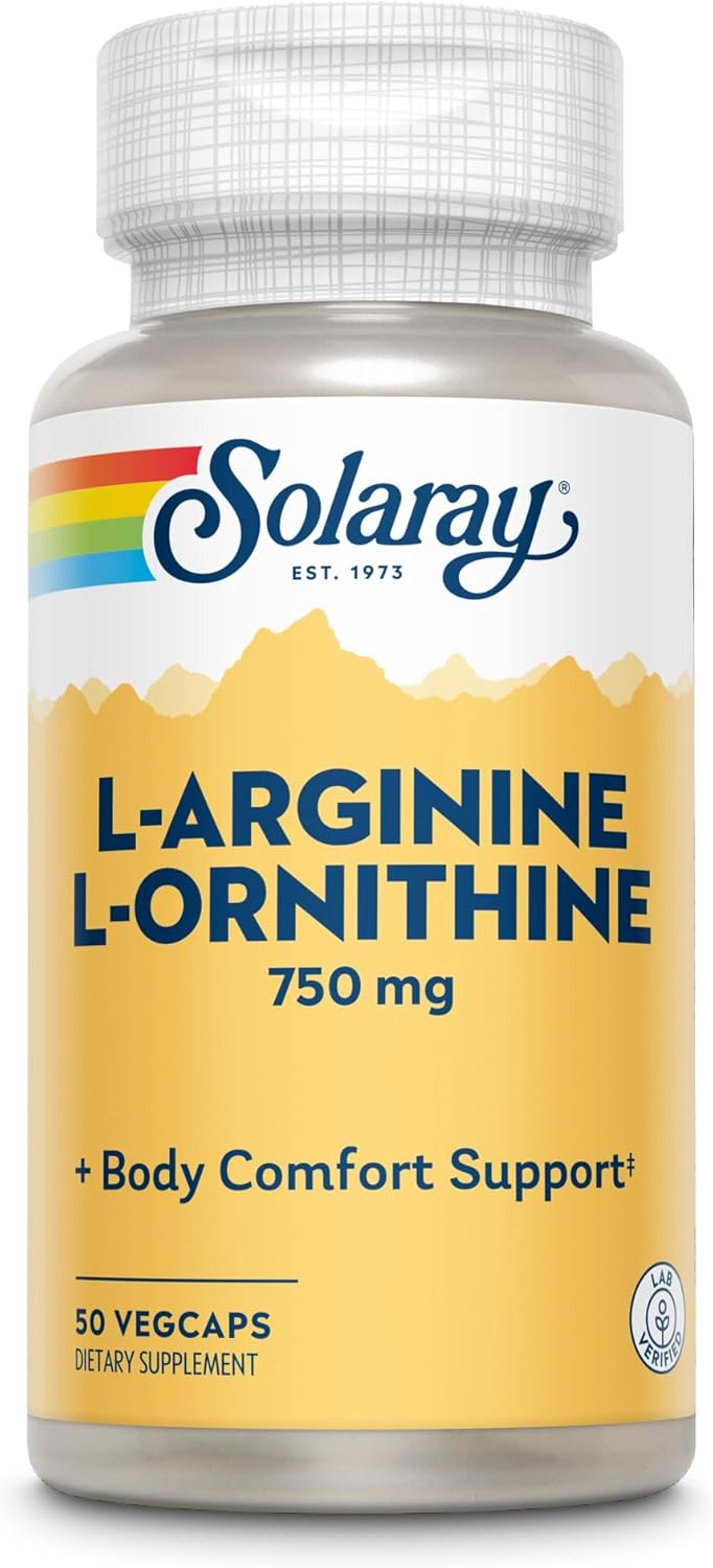 Solaray L-Arginine & L-Ornithine | FamiliaBoost