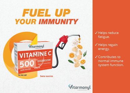 Vitarmonyl Vitamin C 500 Effervescent | FamiliaBoost