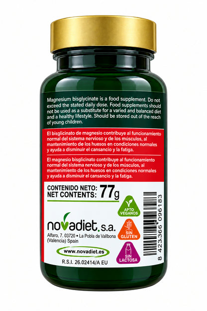 Novadiet Magnesium Bisglycinate Capsules — product image 2 | FamiliaBoost