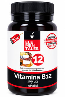 Novadiet Vitamin B12 100 mcg 120 Chewable Tablets | FamiliaBoost