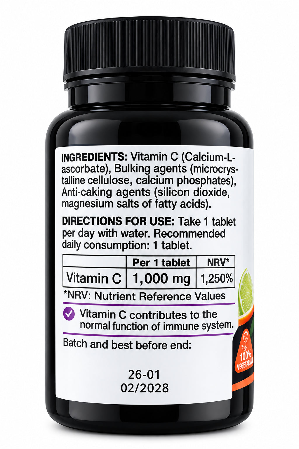 Novadiet Vitamin C 1000mg Tablets — product image 3 | FamiliaBoost