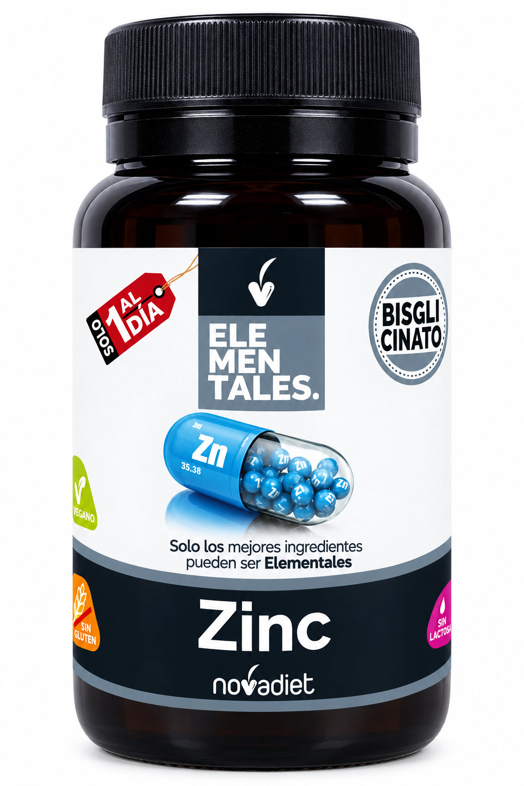 Novadiet Zinc 25 mg 60 Capsules | FamiliaBoost