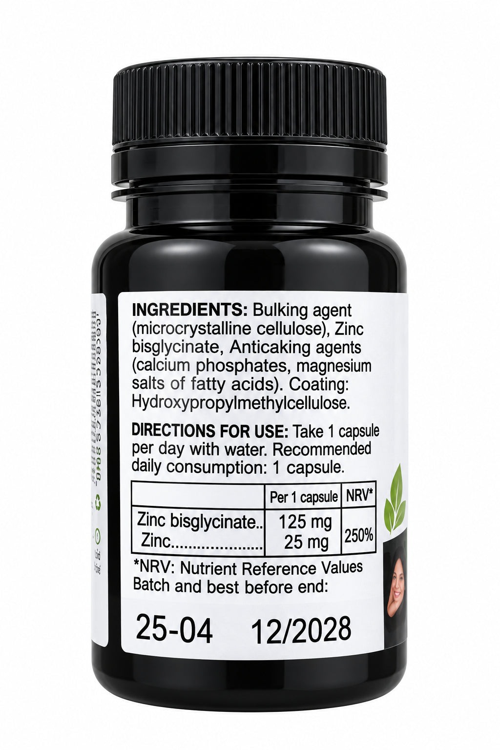 Novadiet Zinc 25mg Capsules — product image 2 | FamiliaBoost