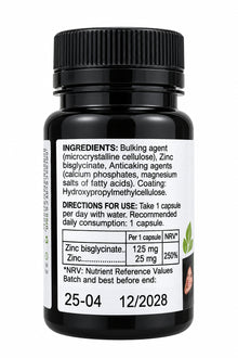 Novadiet Zinc 25mg Capsules — product image 2 | FamiliaBoost