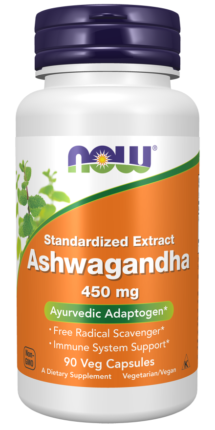 NOW Ashwagandha 450mg Capsules | FamiliaBoost