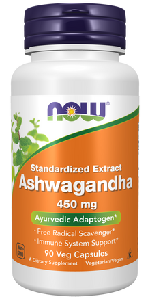NOW Ashwagandha 450mg Capsules | FamiliaBoost
