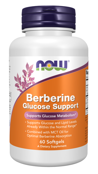 NOW Berberine Glucose Support Softgels | FamiliaBoost