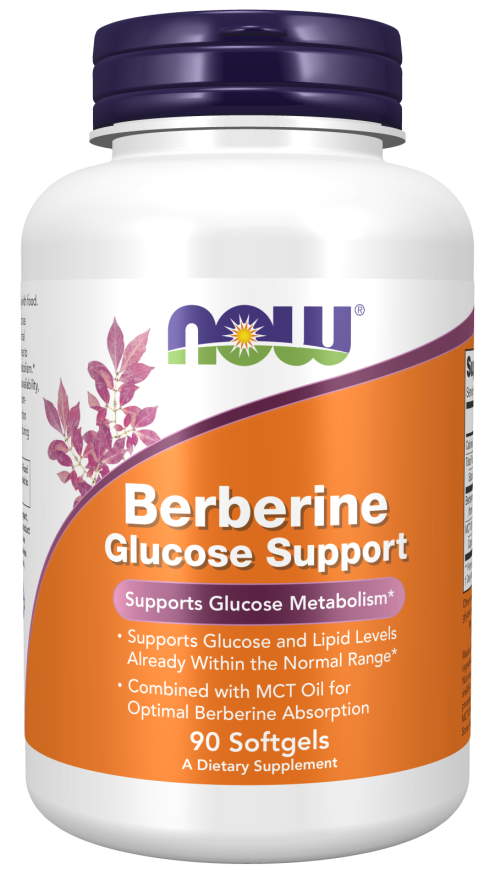 NOW Berberine Glucose Support Softgels — product image 4 | FamiliaBoost