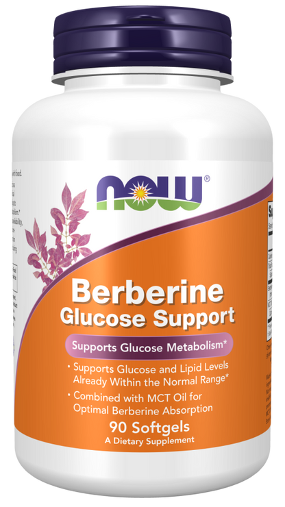 NOW Berberine Glucose Support Softgels — product image 4 | FamiliaBoost