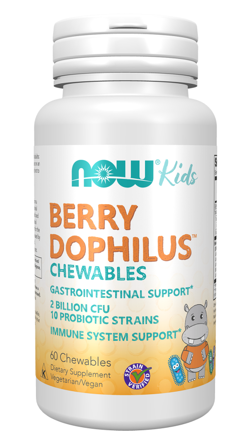 NOW BerryDophilus Kids Chewables | FamiliaBoost