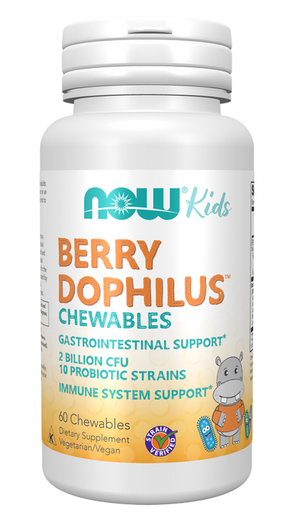 NOW BerryDophilus Kids Chewables | FamiliaBoost