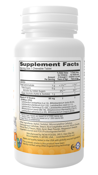 NOW BerryDophilus Kids Chewables — product image 2 | FamiliaBoost
