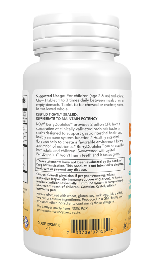 NOW BerryDophilus Kids Chewables — product image 3 | FamiliaBoost