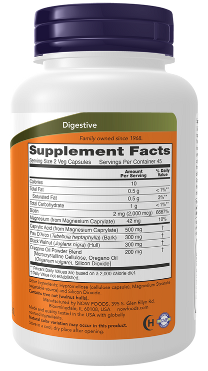 NOW Candida Support Veg Capsules — product image 2 | FamiliaBoost
