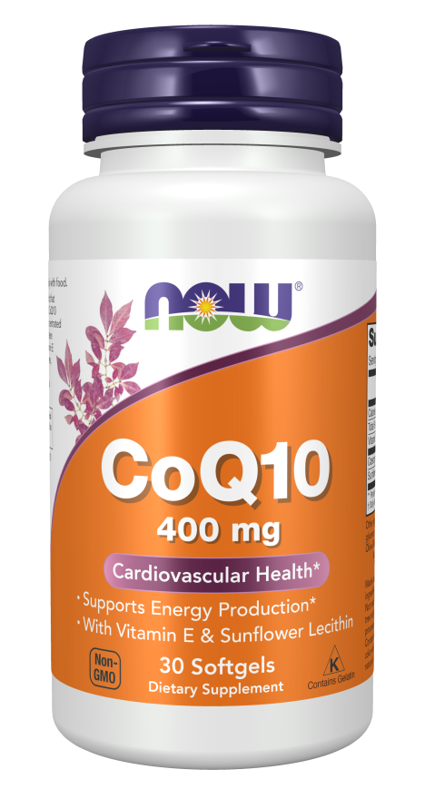 NOW CoQ10 400mg SoftGels | FamiliaBoost