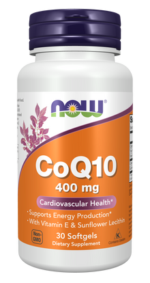 NOW CoQ10 400mg SoftGels | FamiliaBoost