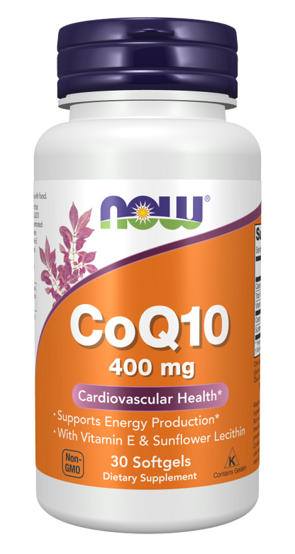 NOW CoQ10 400mg SoftGels | FamiliaBoost