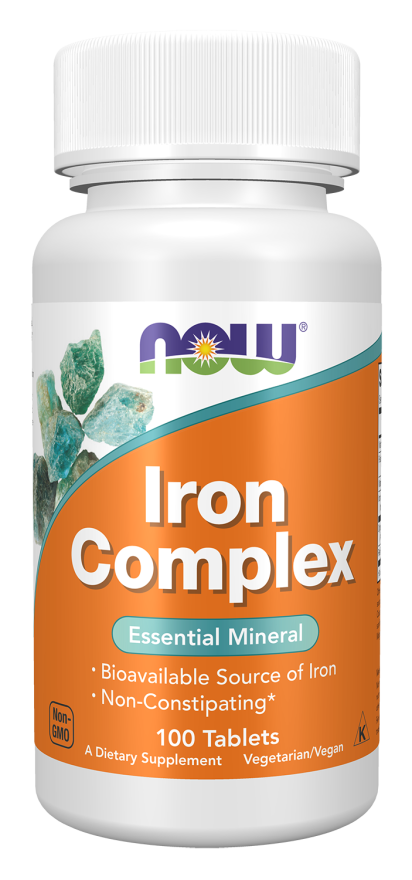 NOW Iron Complex Tablets | FamiliaBoost