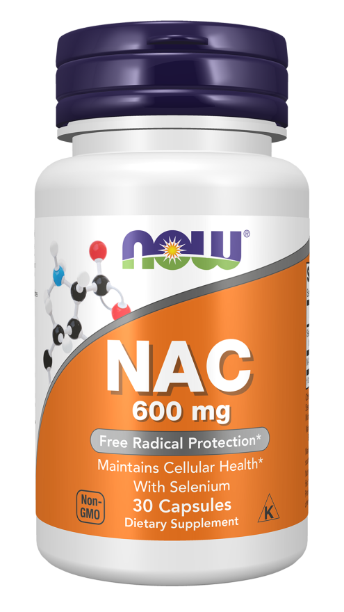 NOW NAC 600mg Capsules | FamiliaBoost