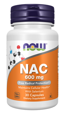NOW NAC 600mg Capsules | FamiliaBoost