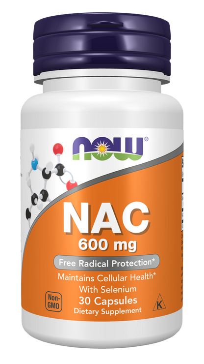 NOW NAC 600mg Capsules | FamiliaBoost