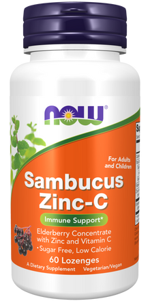NOW Sambucus Zinc-C Lozenges | FamiliaBoost