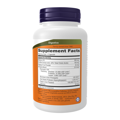 NOW Super Enzyme 90 Capsules | FamiliaBoost
