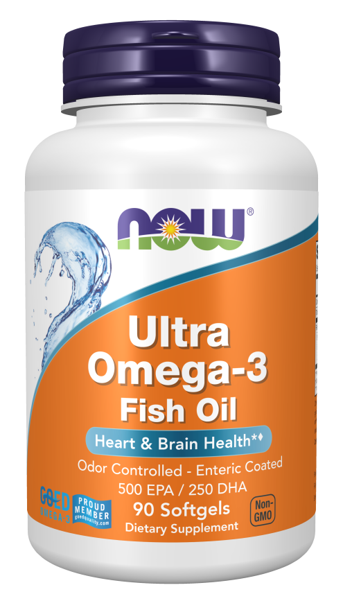 NOW Ultra Omega-3 Fish Oil SoftGels | FamiliaBoost