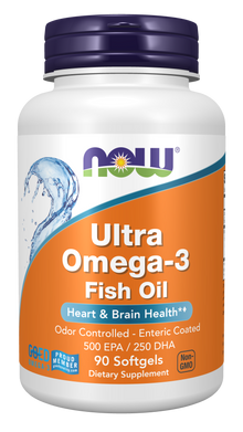 NOW Ultra Omega-3 Fish Oil SoftGels | FamiliaBoost