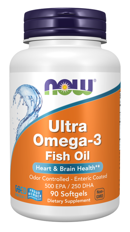 NOW Ultra Omega-3 Fish Oil SoftGels | FamiliaBoost