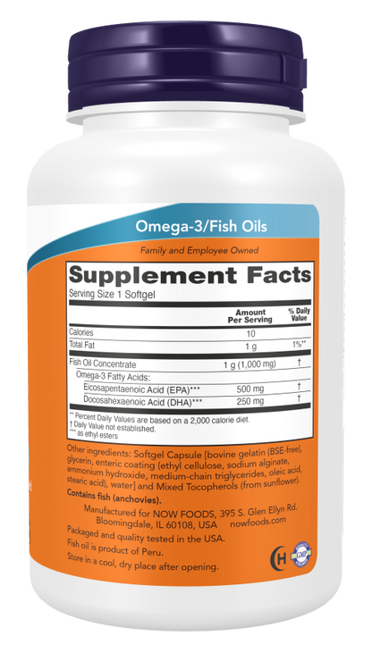 NOW Ultra Omega-3 Fish Oil SoftGels — product image 2 | FamiliaBoost