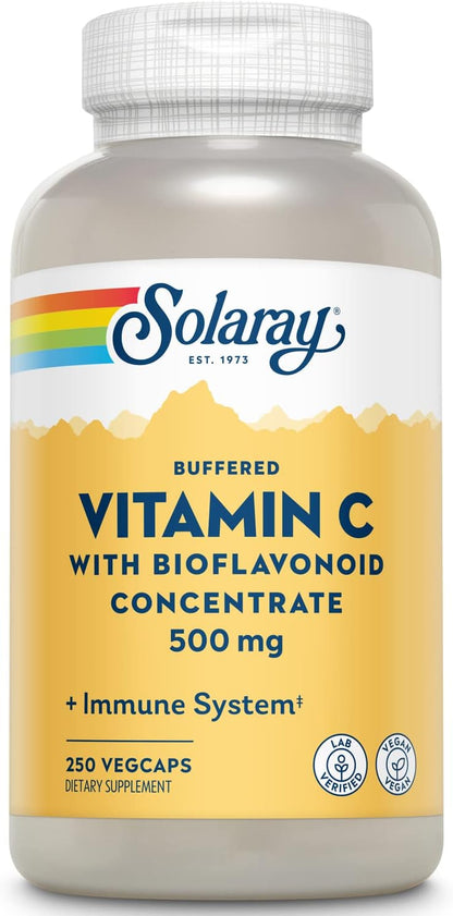 Solaray Buffered Vitamin C With Bioflavonoids Concentrate - 500 mg | FamiliaBoost
