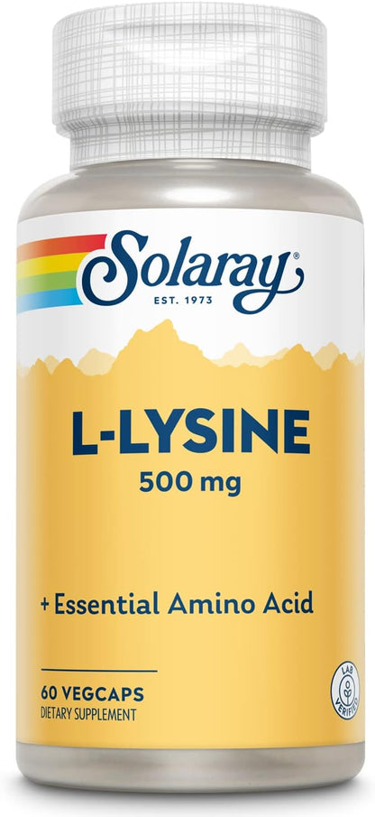 Solaray L-Lysine - Free Form 500 mg | FamiliaBoost