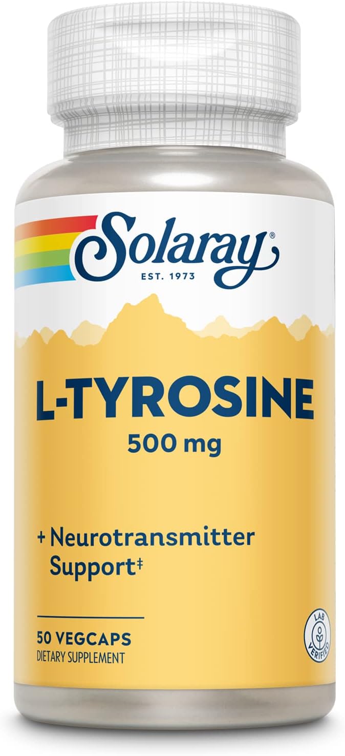 Solaray L-Tyrosine - Free Form 500 mg | FamiliaBoost