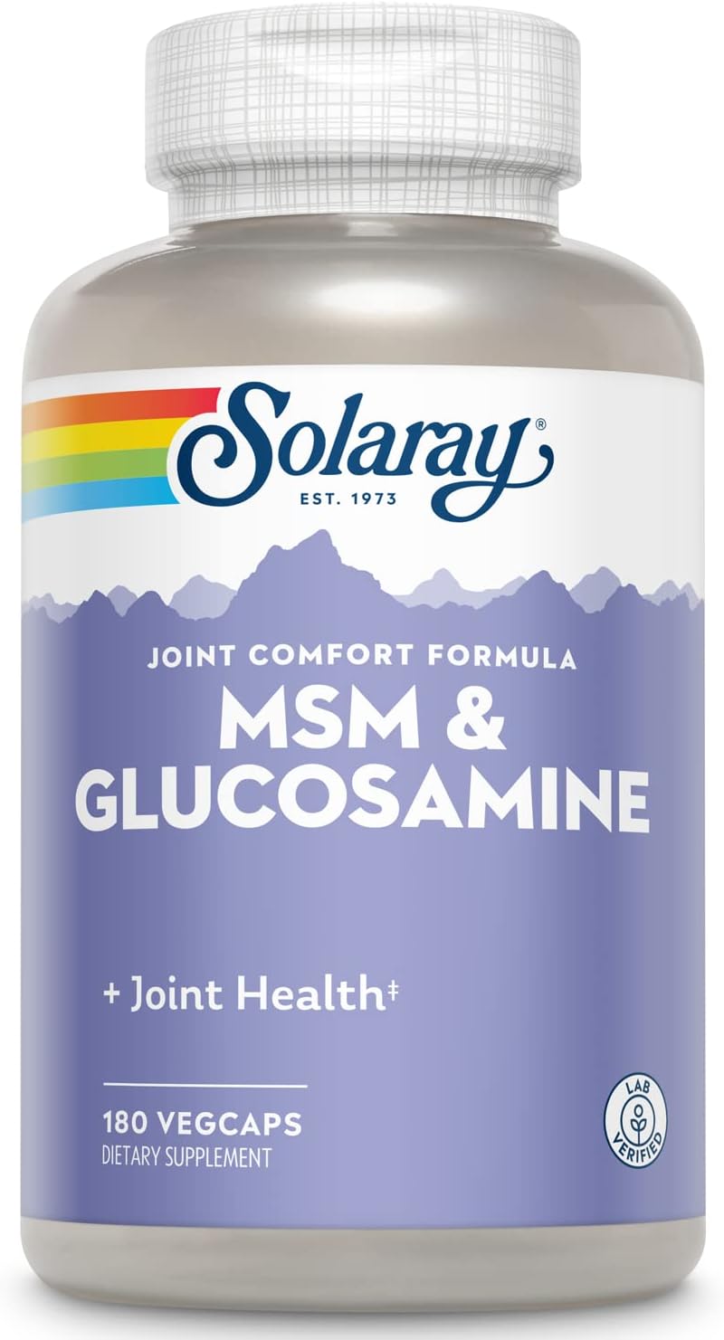 Solaray MSM & Glucosamine Sulfate | FamiliaBoost