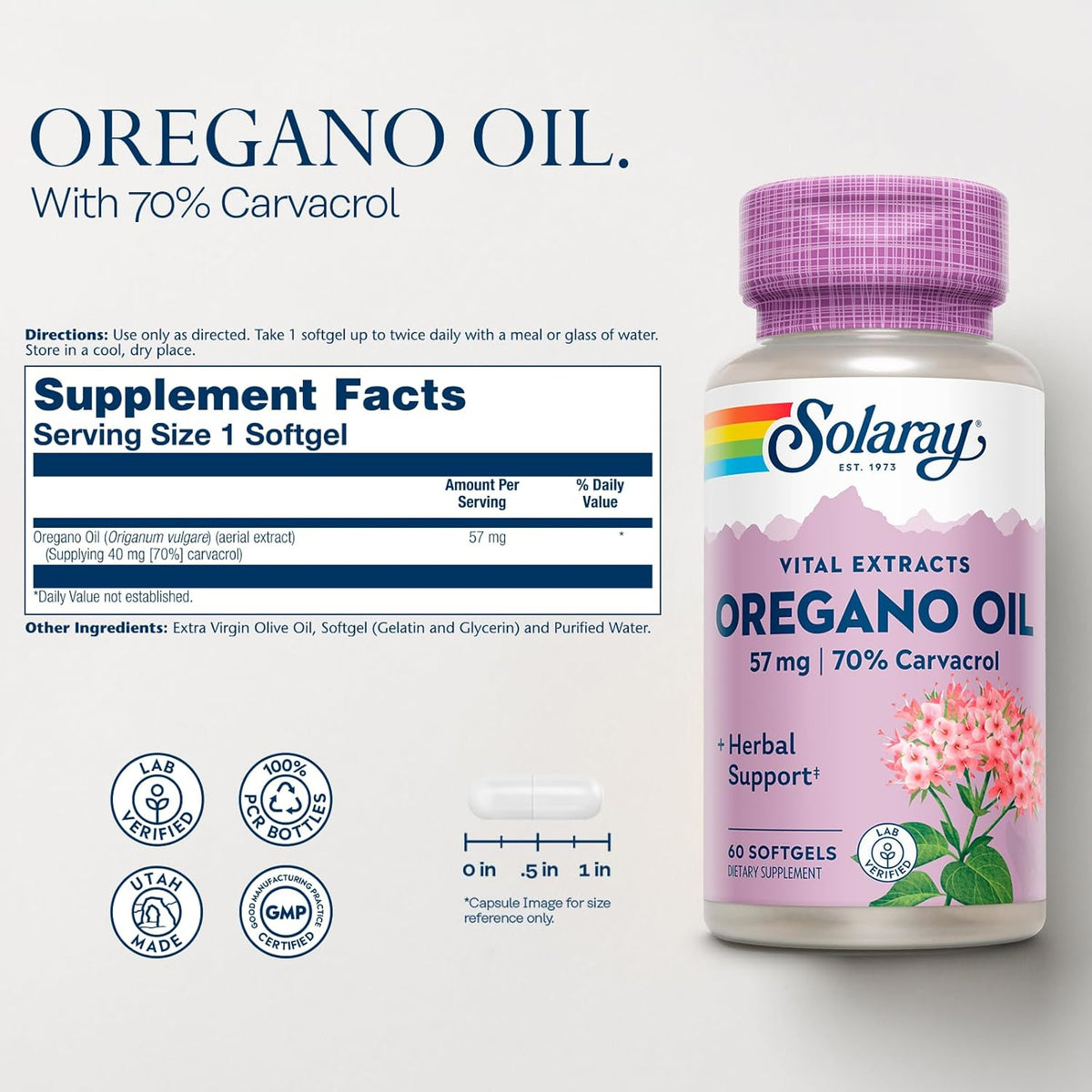 Solaray Oregano Oil Extract | FamiliaBoost
