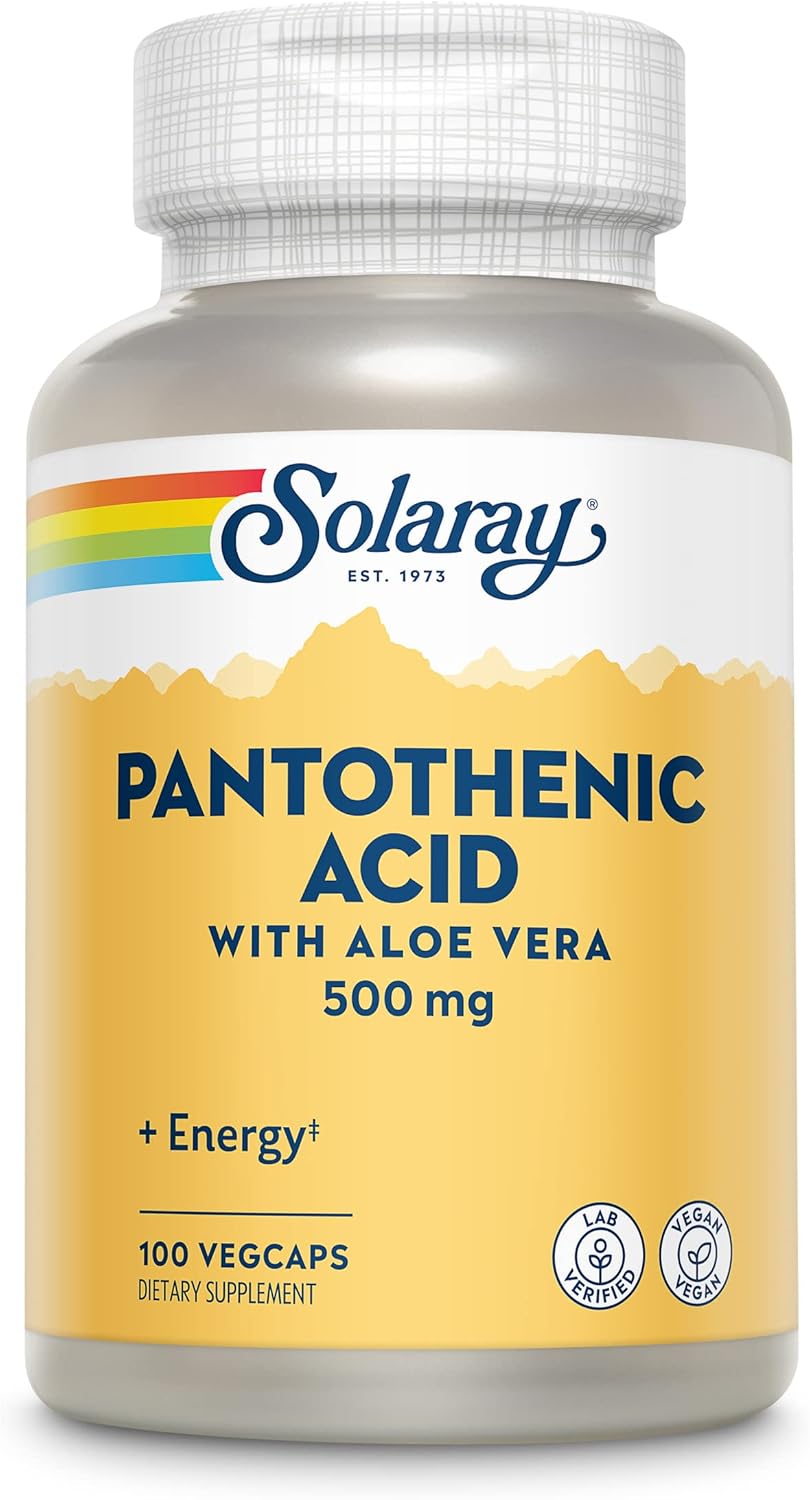 Solaray Pantothenic Acid 500 | FamiliaBoost
