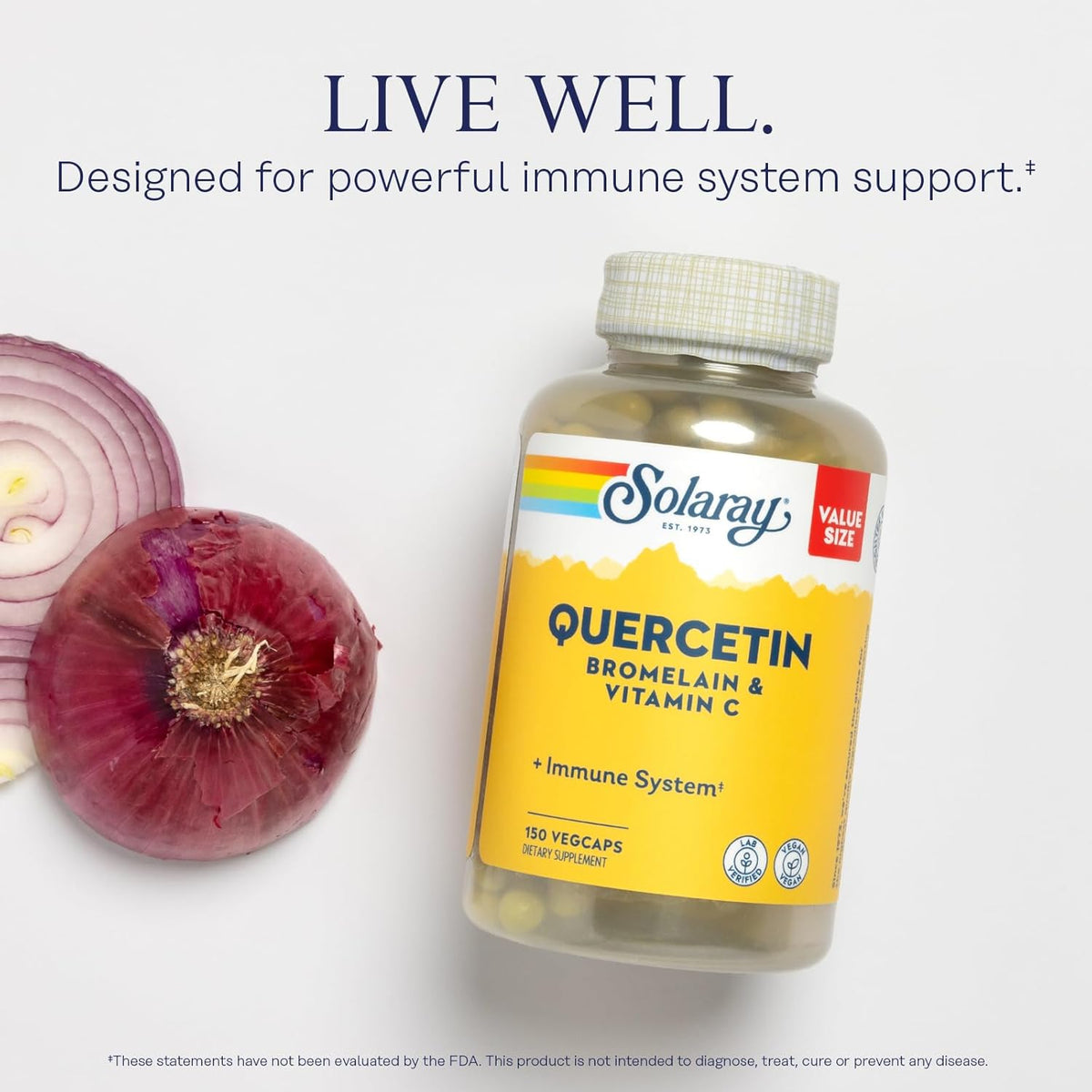 Solaray Quercetin with Bromelain & Vitamin C | FamiliaBoost