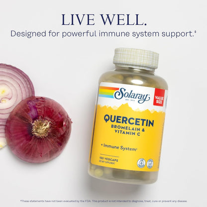 Solaray Quercetin with Bromelain & Vitamin C | FamiliaBoost