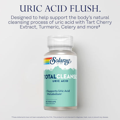 Solaray Total Cleanse Uric Acid | FamiliaBoost