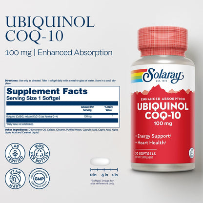 Solaray Ubiquinol CoQ-10 100 mg | FamiliaBoost