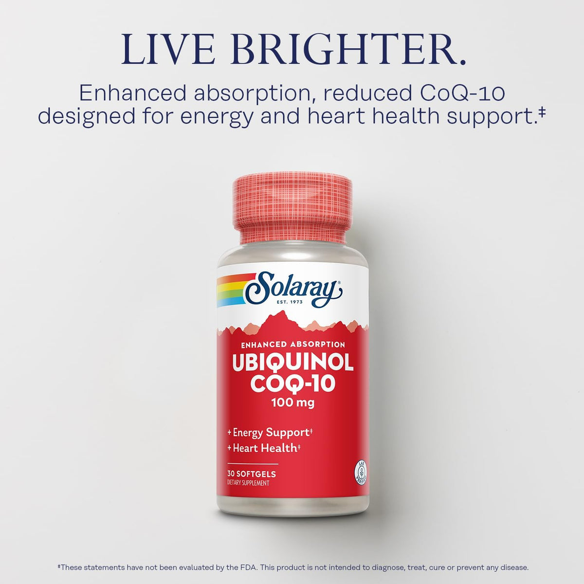 Solaray Ubiquinol CoQ-10 100 mg | FamiliaBoost